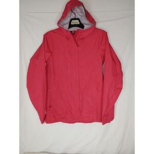 MEC‎ Soft Shell Light Weight Jacket Womens SzM GORE-TEX Rain Coat Red Parka D13